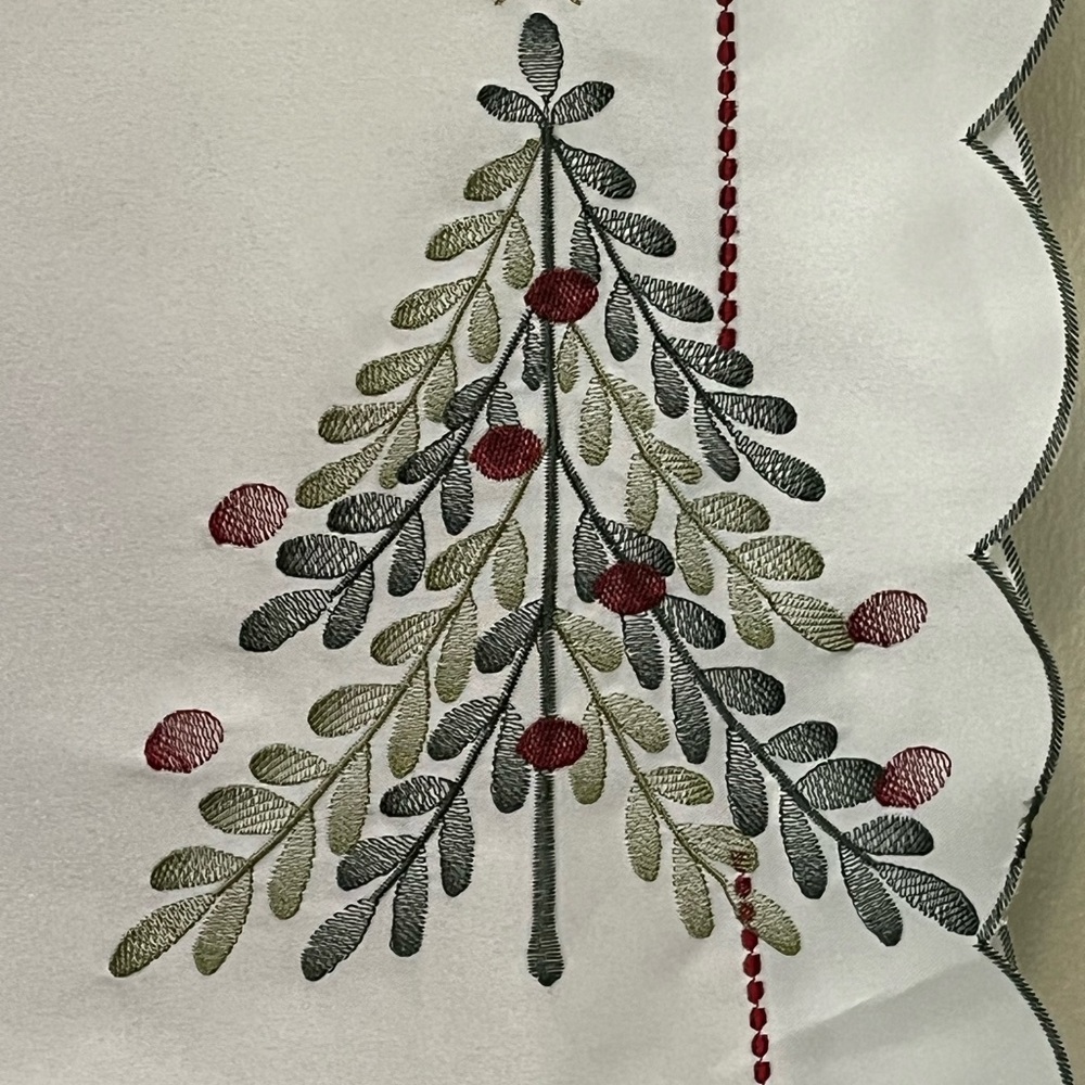 Holiday Embroidered Table Runners - Picture 3 of 6